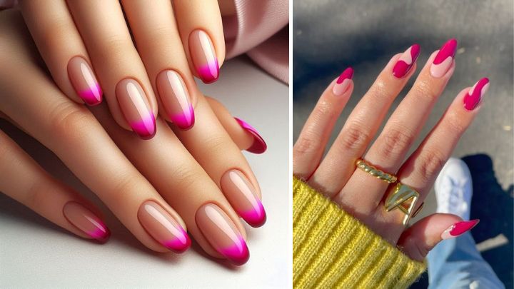 مدل‌های جدید طراحی ناخن سرخابی مناسب هر سلیقه