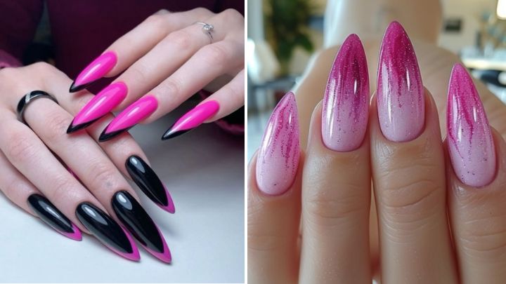 جدیدترین طراحی‌های ناخن با رنگ سرخابی