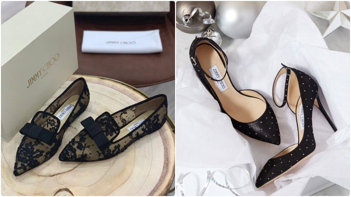 کفش‌های برند Jimmy Choo تیره