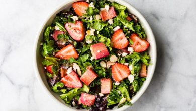 طرز تهیه سالاد ریواس؛ ساده و خوشمزه