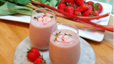 طرز تهیه اسموتی ریواس؛ نوشیدنی خوشمزه بهاری