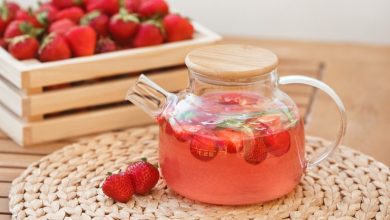 طرز تهیه دمنوش توت فرنگی+ بهترین زمان مصرف
