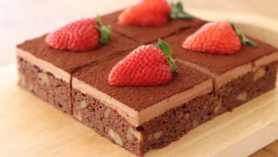 طرز تهیه دسر توت فرنگی شکلاتی+ نکات کلیدی
