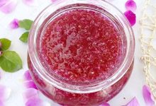 طرز تهیه مربای گل محمدی با گلبرگ تازه (قیزیل گول موراباسی)+ نکات شکرک نزدن