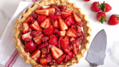 طرز تهیه پای توت‌ فرنگی فرانسوی؛ در فر و بدون فر