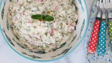 طرز تهیه سالاد نخود فرنگی ترکیه ای