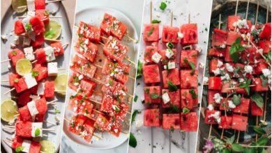 تریین هندوانه سیخی؛ ایده‌ای خلاقانه برای پذیرایی از مهمانان