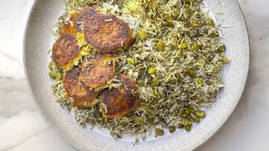 طرز تهیه باقالی پلو شوشتری+ نکات و فوتوفن ها