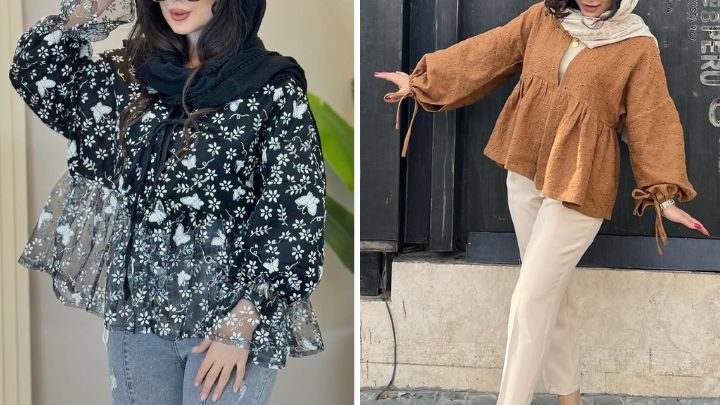 مانتوهای کوتاه عروسکی برای بهار