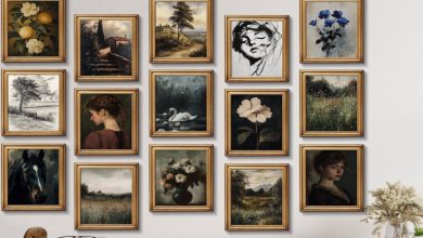 انواع تابلوهای دیواری کلاسیک؛ انتخابی شیک برای دیوارهای خالی منزل