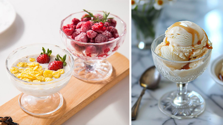 بستنی‌خوری‌های کریستال ساده و ترند