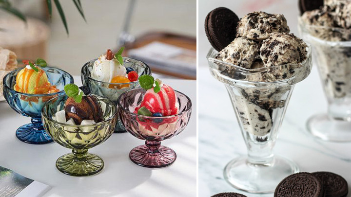 بستنی‌خوری‌های کریستال رنگی رنگی