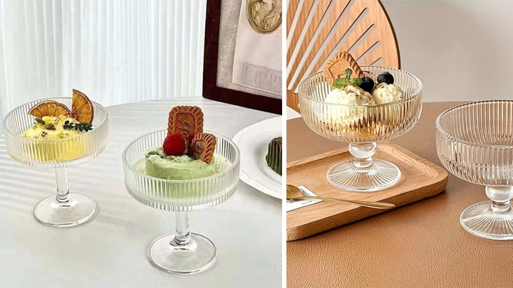 بستنی‌خوری‌های کریستال طرح مینیمال