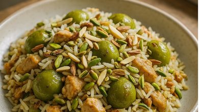 طرز تهیه گوجه سبز پلو؛ طعمی متفاوت برای عاشقان غذاهای ترش