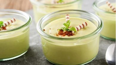 طرز تهیه آسان و سریع دنت طالبی خانگی با ژلاتین