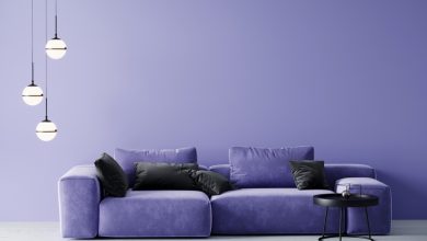 طرح و مدل مبل بنفش