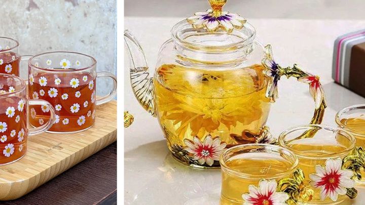 مدل‌های جدید سرویس چای‌خوری پیرکس برای عاشقان زیبایی
