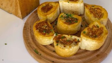 سوسیس تخم‌مرغ با پنیر پیتزا