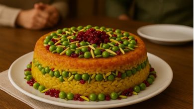طرز تهیه ته چین نخود فرنگی؛ با مرغ و ساده