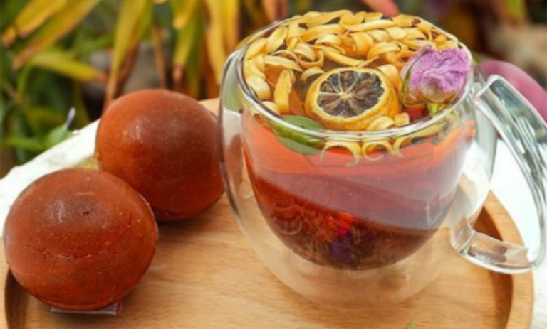 طرز تهیه بمب چای
