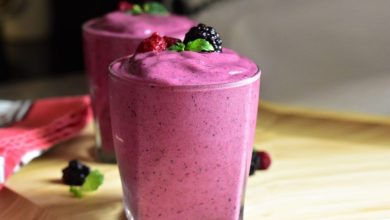 طرز تهیه سریع و آسان میلک‌شیک شاتوت خانگی