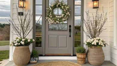 گلدان‌های مناسب برای در ورودی