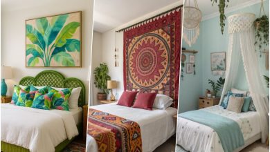 ایدههای دکوراسیون شاد و رنگی اتاق خواب