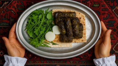 طرز تهیه کباب با برگ مو؛ طعمی خانگی و متفاوت