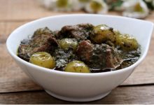 طرز تهیه خورش نعناع جعفری+ نکات جا افتادن
