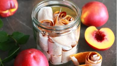 طرز تهیه لواشک شلیل خانگی با طعمی ترش و ملس