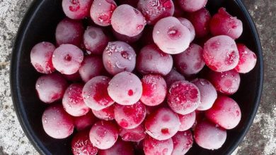 کالری آلبالو یخ زده چقدر است؟