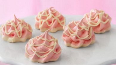 طرز تهیه دسر مرنگ گیلاس در سریع‌ترین زمان ممکن