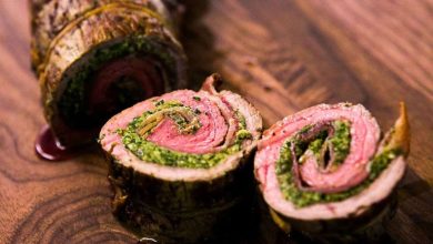 طرز تهیه رولت گوشت با جعفری و گردو+ نکات و فوت‌وفن‌ ها