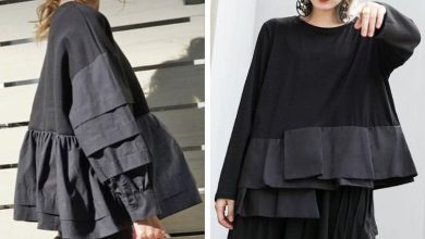 50 مدل ترند شومیز مشکی در سال 1404