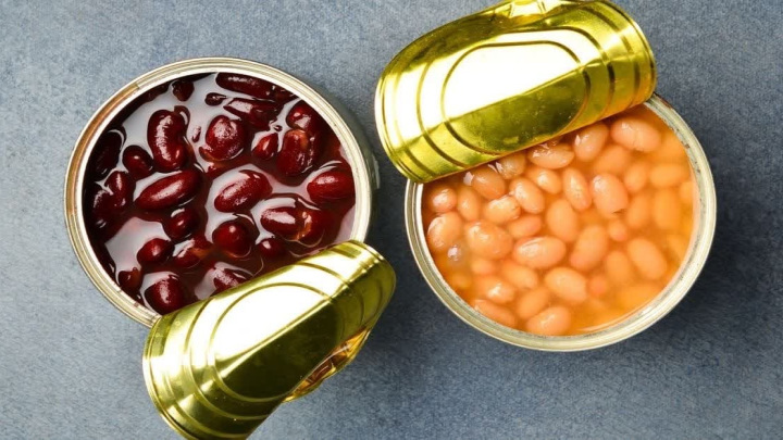 کنسروها (ماهی، لوبیا، ذرت، رب گوجه) از مواد غذایی با ماندگاری بالا