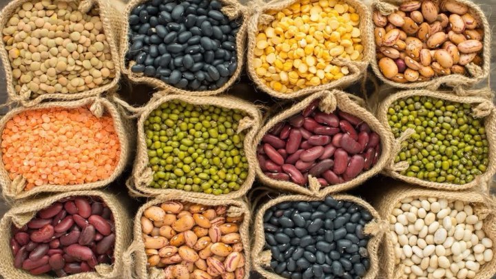 حبوبات خشک (عدس، لوبیا، نخود) از مواد غذایی با ماندگاری بالا