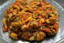 طرز تهیه خوراک بادمجان کبابی؛ خوشمزه و رژیمی