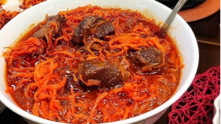 نکات و فوتوفن های طرز تهیه خورش آلو هویج به روش تبریزی نکات و فوتوفن های طرز تهیه خورش آلو هویج به روش تبریزی