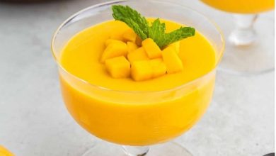 طرز تهیه پودینگ انبه با چند مواد ساده و در کمتر از 30 دقیقه