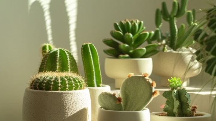 کاکتوس از گیاهان مقاوم مخصوص میز کار
