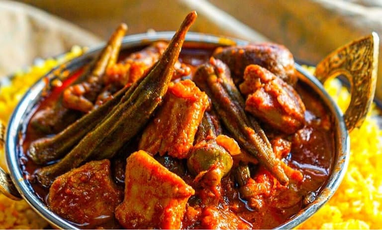طرز تهیه تاس کباب با بامیه+ نکات و فوتوفن ها