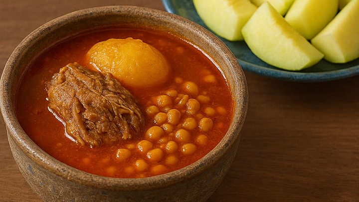 نکات و فوتوفن های طرز تهیه آبگوشت خربزه (کالک قلیه) نکات و فوتوفن های طرز تهیه آبگوشت خربزه (کالک قلیه)