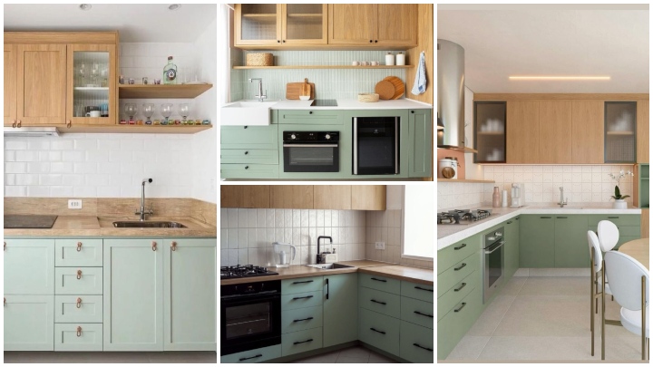 ست کردن سبز ماچا با سایر عناصر آشپزخانه