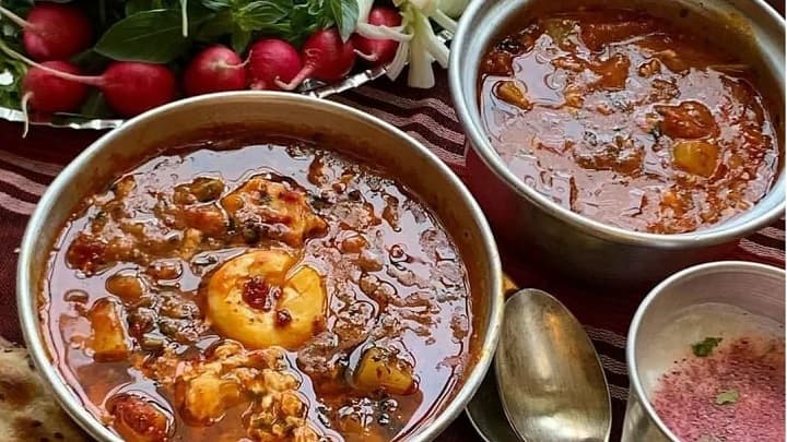 طرز تهیه اشکنه به روش سنتی