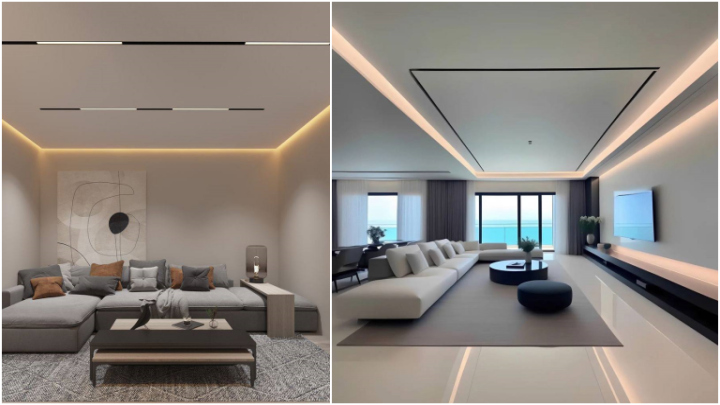 انواع مدل‌های سقف کاذب مناسب برای پذیرایی منزل؛ مدرن و شیک