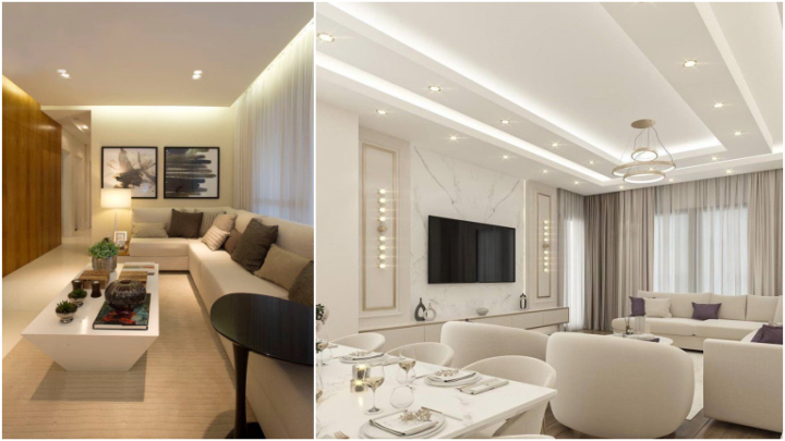 انواع مدل‌های سقف کاذب مناسب برای پذیرایی منزل؛ مدرن و شیک