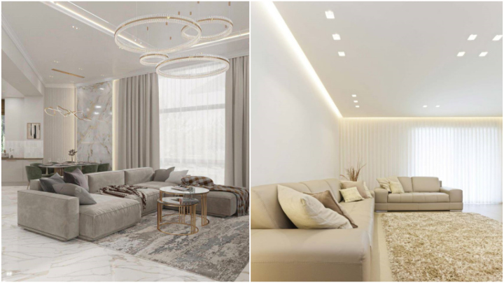 انواع مدل‌های سقف کاذب مناسب برای پذیرایی منزل؛ شیک و مجلل