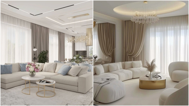 انواع مدل‌های سقف کاذب مناسب برای فضاهای بزرگ یا سقف‌های بلند