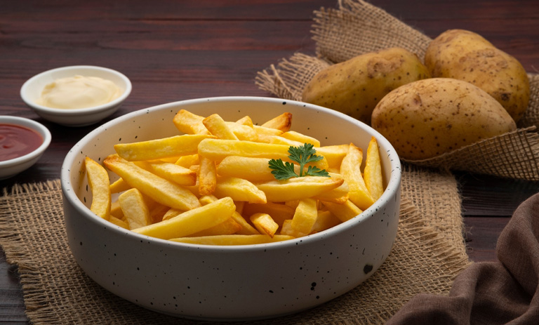 7 راز جلوگیری از خشک شدن سیبزمینی در سرخکن بدون روغن