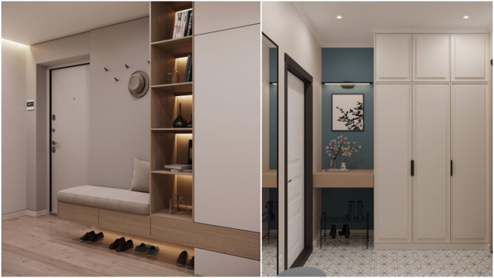 کمد دیواری بزرگ مناسب راهروی ورودی خانه